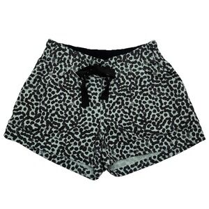 Lululemon Women's 4 Black Blue Short Spring Break Away Stretch Athletic Polkadot